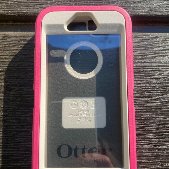 Pink Iphone 5 Defender Otterbox Case - Picture 3 of 8